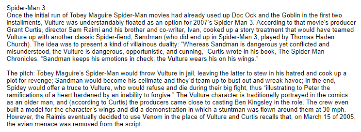 Spider-Man 3 Plot
